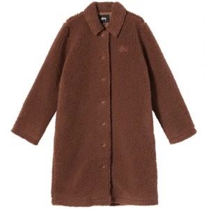 Stussy Kuna Sherpa Car Coat 